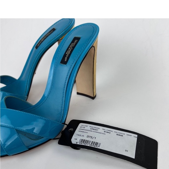 Dolce & Gabbana Jewel Gem Embellished Patent Sandals never been worn - Picture 4 of 8